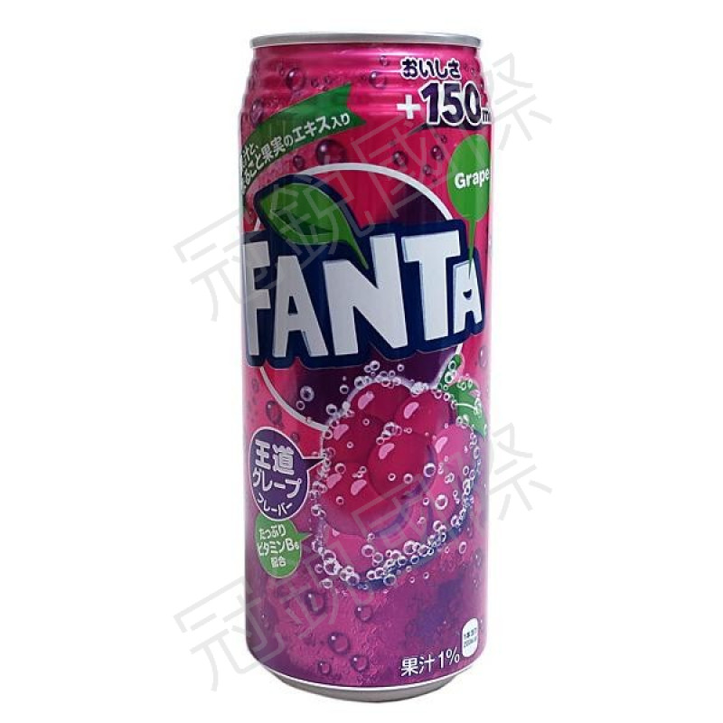 日本原裝葡萄風味汽水 500ML