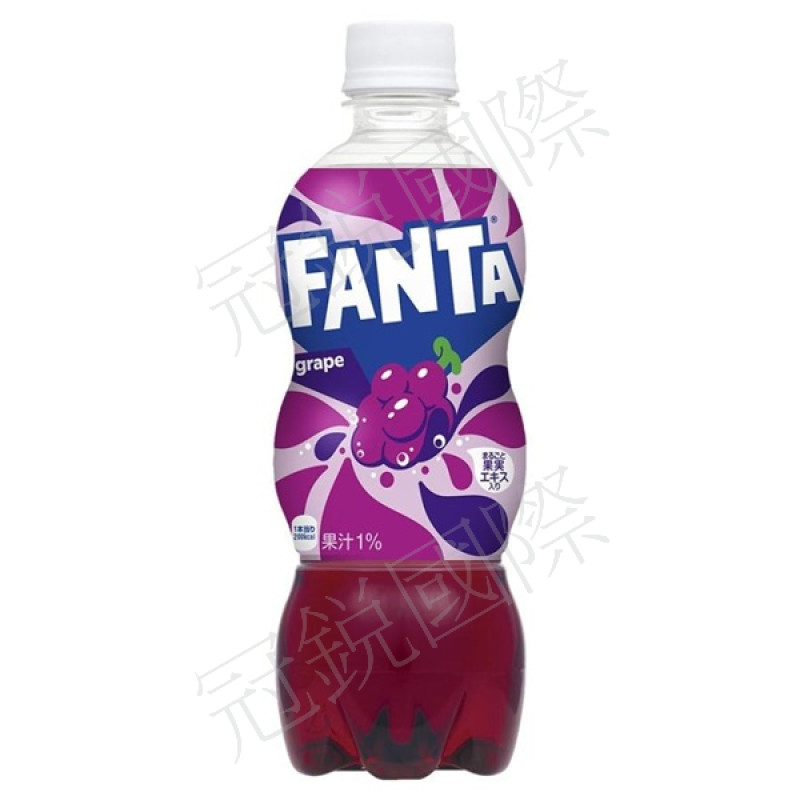 日本原裝葡萄風味汽水 500ML