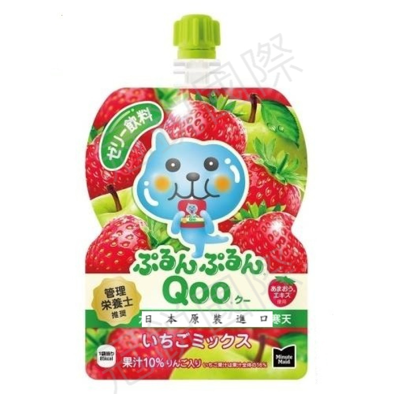 日本原裝蘋果草莓風味凍飲品