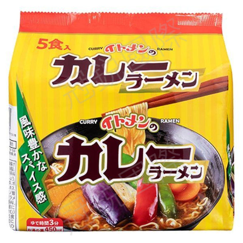 伊藤 咖哩風味拉麵(五入裝)