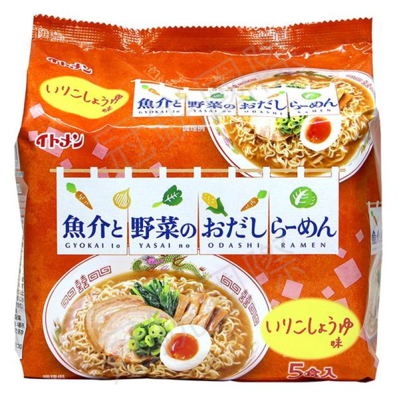 伊藤 沙丁魚醬油風味拉麵 (五入裝)