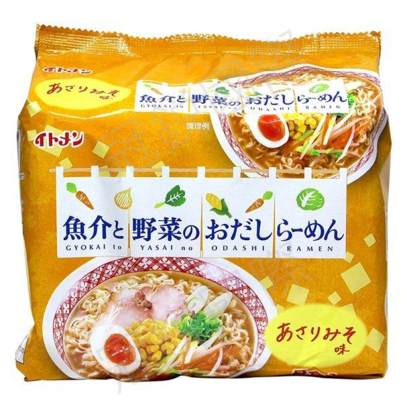 伊藤 蛤蜊味噌風味拉麵 (五入裝)