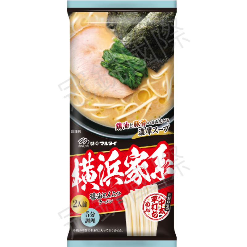 Marutai橫濱醬油豚骨風味拉麵(兩人份)