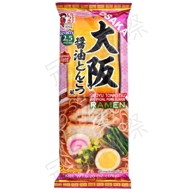 ITSUKI大阪醬油豚骨風味拉麵(2人份)