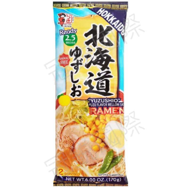 ITSUKI北海道柚子鹽風味拉麵(2人份)