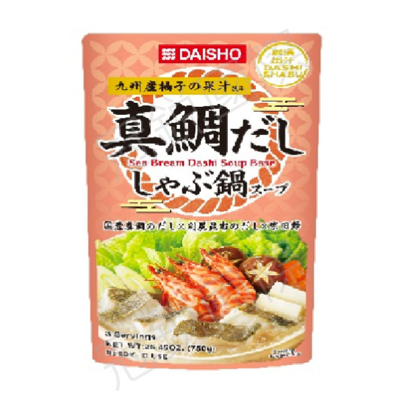 日本Daisho 鯛魚風味火鍋高湯