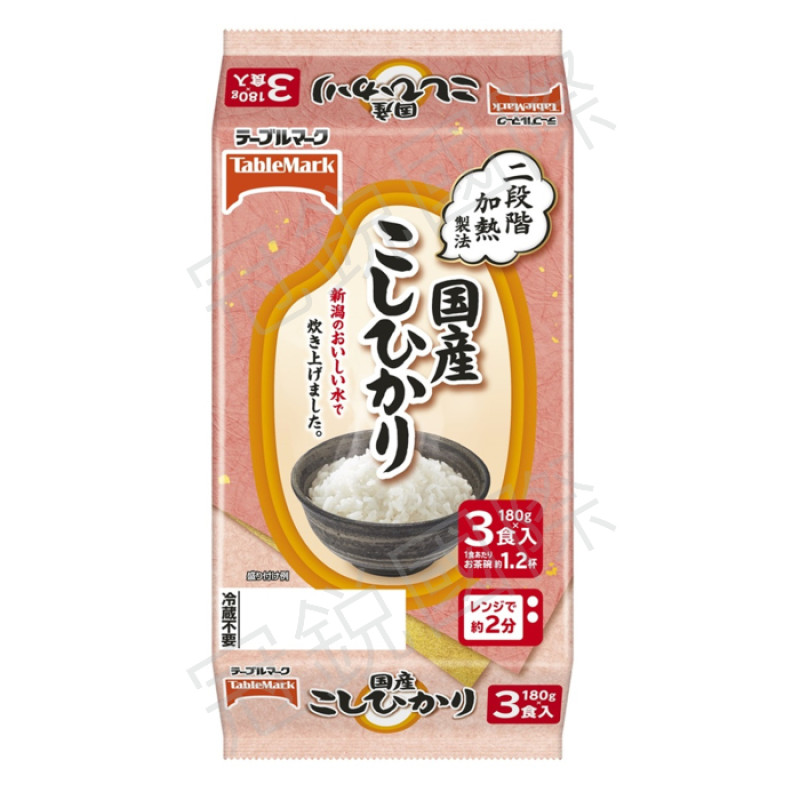 Table Mark 微波即食白飯 3食入