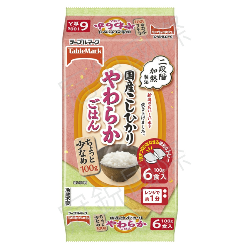 Table Mark 微波即食白飯 6食入