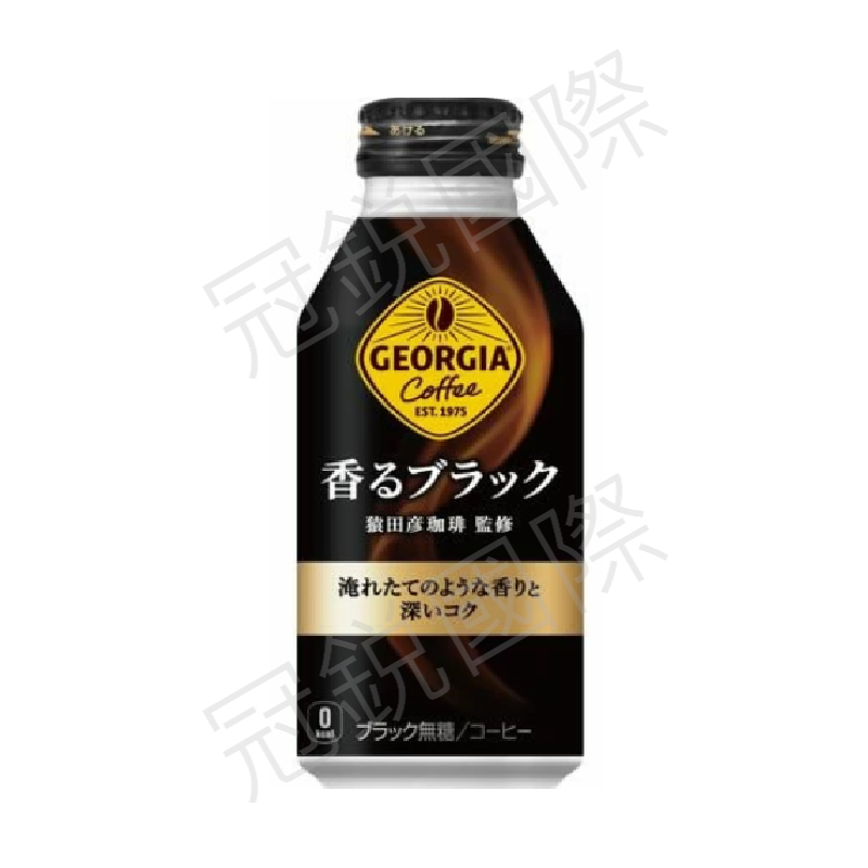 GEORGIA日本原裝濃郁黑咖啡400ml